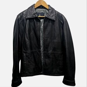 London Fog Genuine Leather Vintage Jacket Size S